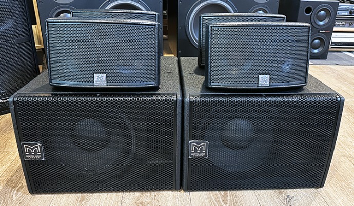 Martin Audio 듀얼 5.25인치 AQ5 / 10인치 서브우퍼 스피커 SX110B